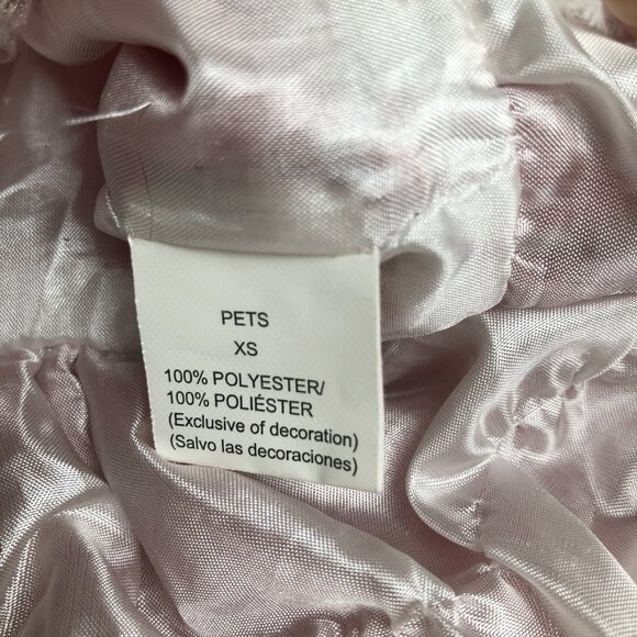 Christmas dog dress size Small, red and white - Picture 3 of 5